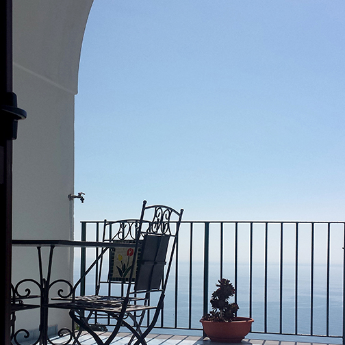 sea view balcony Al Poggio