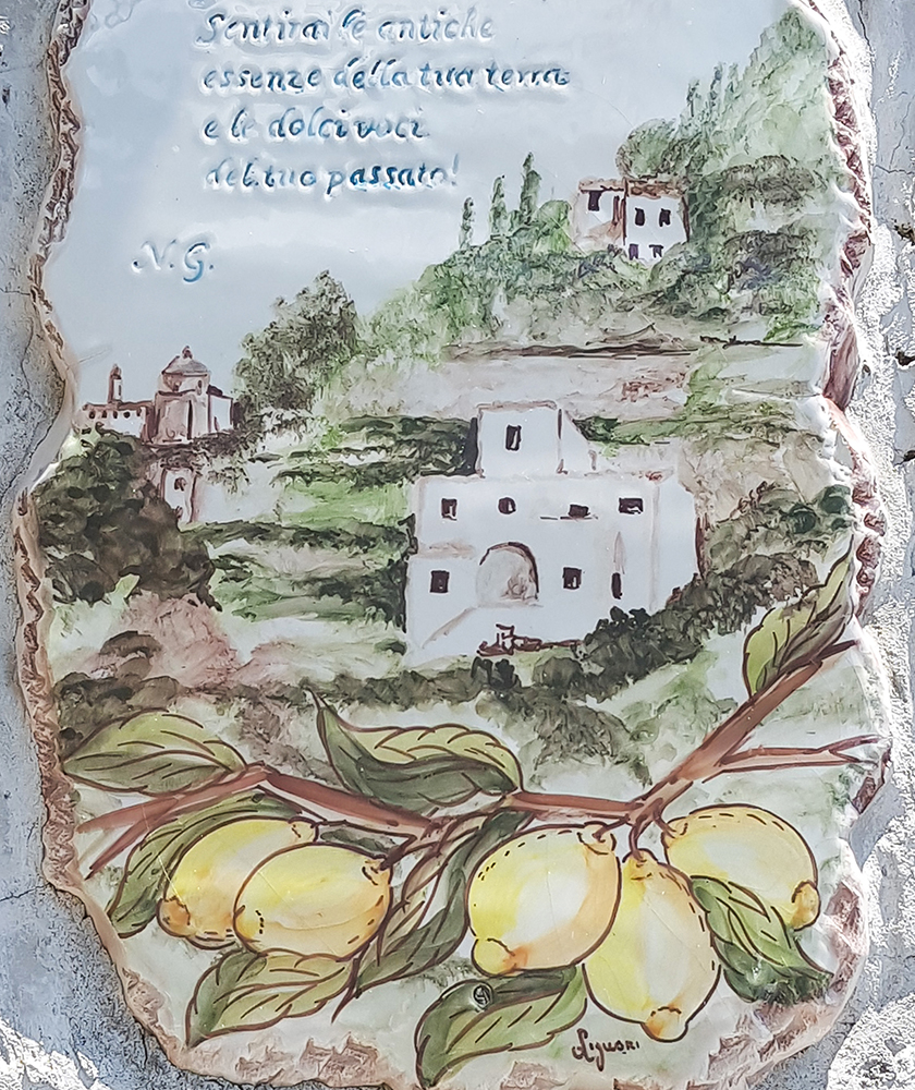 Ceramic Amalfi coast
